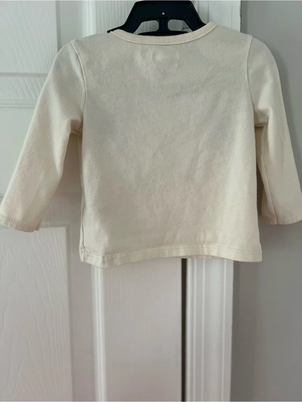 Garanimals Cream Baby Tee with 'PURRR FECT!' Cat Graphic (3-6m)